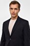 Black Slim Mono Collar Plain Pocket 6 Drop Suit - 5