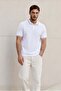White Polo Neck Men's T-Shirt 6113