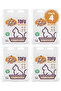 Pawty Tofu Cat Litter 6L Peach scented | Organic by Arabia (Pack Of 4)
