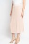 Pleated Solid Midi Skirt - 2