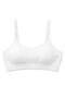 Girl's 3-Piece Cotton Bustier with Adjustable Straps and Removable Pads Ergonomic Support (6300-3) - 2