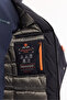 Men's Navy Blue Hooded Water Repellent Windproof -7 ° C Durable Regular Fit Coat A52Y6126 - 6