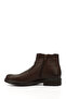 Men's Brown Floater Genuine Leather Zippered Boots - 3