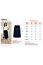 Pleated, Pleated, Lined, Belted, Navy Blue Skirt. - 7