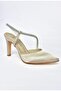 P246162904 Ten Satin Fabric Thin Heeled Women's Shoes - 5