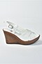 White Wedge Heeled Women's Shoes K674041309 - 4