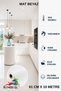Matte White Furniture and Cabinet Covering Foil 61 cm X 10 Meters