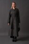 Scarf Coat Anthracite - 4