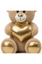 45 CM PLUSH BEAR SHINY HEART BEAR CHILDREN'S PILLOW - 4