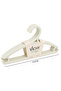 5-Piece Non-Slip Hanger 41.8 cm – Cream Color Multi-Purpose Clothes & Trousers Hanger Vch-7019 - 3