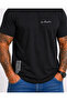 Big Size Men's Crew Neck T-Shirt New Adventures 26129 Black - 2