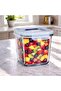 Glass Food Storage Container 920ml, Tall Square Airtight Glass Storage BPA Free Microwave Freezer Safe MCSD-090 - 7