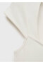 Cotton Low-Cut Collar T-Shirt - 7