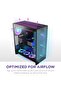 NZXT H7 Flow RGB (2024) - هيكل كمبيوتر متوسط الحجم ATX - مراوح RGB - دعم تبريد وحدة معالجة الرسومات - 5