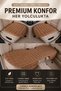 Anti-Sweat Car Auto Cushion Set with Soft Anti-Slip Base Pocket Inside the Vehicle