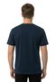 Navy Blue Color Regular Fit Cotton Men's T-Shirt - 4