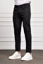 Men's Black Jean Slim Fit Dark Cut Trousers - 2