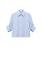 Crop Shirt with Strass Details - 8