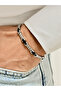 Silver and Black Steel Men's Bracelet Frj10143A-J 2 Year Warranty Gift Wrapped