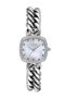 Silver Colored Steel Women's Wristwatch and Chain Bracelet - Fl.1.10463-1