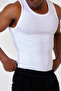 Men's Halter Neck Ribbed Combed Cotton Camisole Tank Top