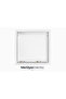 40X40 White Aluminum Response Cover Push-To-Open - 2