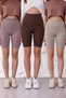 3-Pack Advantage Women's No-Show Extra Flexible High Waist Biker Ribbed Short Shorts Leggings
