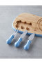 Shelby Bamboo 4-Piece Cheese Cutting Board 38,5X21 cm Blue - 3