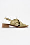 Abadi Women's Leather Sandals Water Green - 5