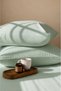 Mint Colored Cotton Ranforce Fabric Covered Pillowcase 2 Pieces 50X70 cm