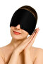 Gel Filled Migraine and Headache Relief Headgear Eye Mask, Cold Compress Headache Bandage Black - 5