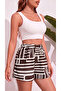 Women's Comfortable Fit High Waist Viscose Shorts