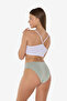 Women's Green 2-Pack Modal Slim Fit Mid Waist Slip Panties 187 - 4