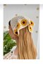 2 Pieces Yellow Daisy Bohemian Bandana Children's Summer Bandana - 3