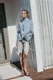 Flowy Tencel Blouse Blue - 2