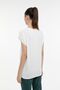WL AMBER 11CK900 3PR Ecru Women's Short Sleeve T-Shirt - 2
