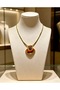 Steel Necklace with Gold Evil Eye - 3