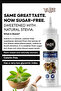 Sugar-Free (with Stevia) Dark Cocoa Sauce (Gluten-Free) 330 Gr Waffle & Fruit & Cake&Sweets&Ice Cream - 3