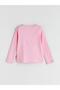 Crew Neck Printed Girls' T-Shirt - S5G251Z1 - 3