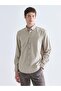 Regular Fit Long Sleeve Dobby Men's Shirt (W5) - 5