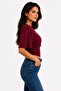 Natural Viscose Blouse with Wide Sleeves and Fitted Waist - 2
