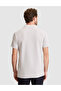 Gray Slim Fit Knitted Textured Buttoned Polo Collar T-Shirt 50310171-Vr024 - 5