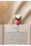 Handmade Flower Vase Bookmark - 2