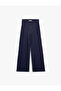 High Waist Striped Wide Leg Pants with Pockets - 5