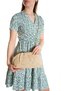 Women's Scholarship Straw Bag Portfolio Clutch Shoulder Bag Straw Bag with Hand and Shoulder Strap - 7