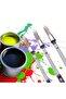 40 Light Grey Small Paint Brush, Paint Brushes for Walls, Touch Up, Baseboards, Paint Brush for Hous - 2