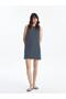 Women's Crew Neck Plain Dress (S4)