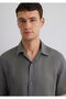 Anthracite Linen Shirt Regular Fit / Regular Cut 0211474-70096 - 6