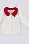 U.S. Polo Assn Ecru Velcro Heart Patterned Baby 3-Piece Set - 3