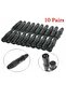 10 Pairs XLR DMX 3 Pin Microphone Audio Cables Plug Connectors Male Female MIC Snake Plug Cable C... - 8